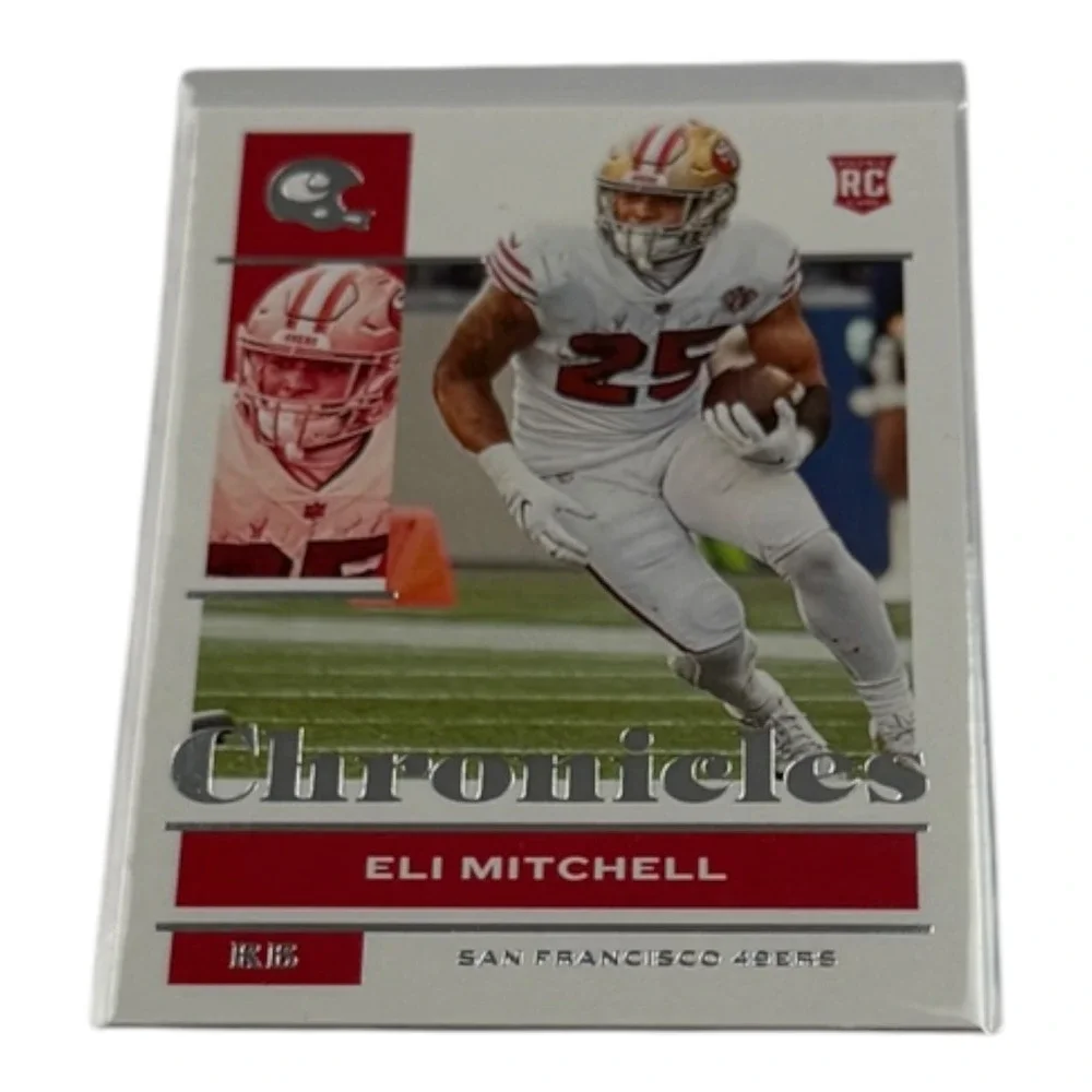 2021 Panini Chronicles Eli Mitchell RC Rookie Card 79 San Francisco 49ers RB